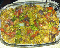 Yakissoba de carne com legumes do ED