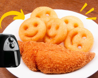 Batata sorriso caseira na airfryer: o lanche que as crianças adoram muito crocante e sem óleo