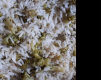 Arroz com brócolis