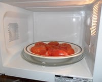 Tomate seco de micro-ondas