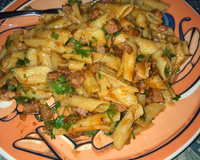 Penne ao molho de calabresa