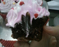 Cupcake de chocolate fácil