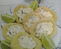 Esfiha aberta de queijo