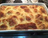 Torta de brócolis com bacon