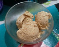 Sorvete de amendoim caseiro (tipo industrial)