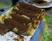 Panqueca doce de brigadeiro