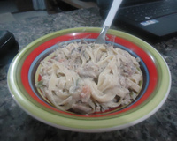 Macarrão com sardinha