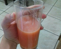 Batida de melancia e banana