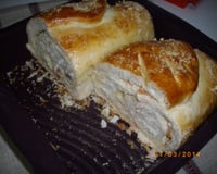 Pão recheado da Tânia