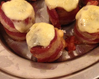 Mini medalhão recheado