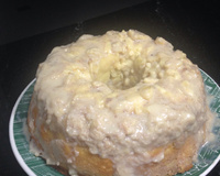 Bolo cremoso de banana nanica