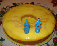 Bolo de laranja diet