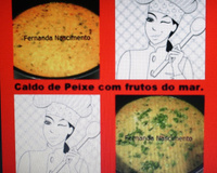 Caldo de peixe com frutos do mar