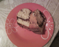 Bolo marmorizado (iogurte e café)