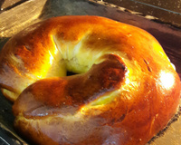 Pão sedução de maçã verde com creme de baunilha