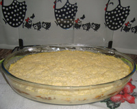 Torta de milho recheada