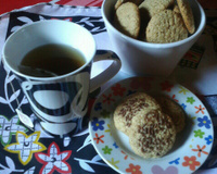 Biscoitos de aveia e banana