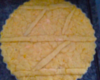 Torta de frango e requeijão com massa podre