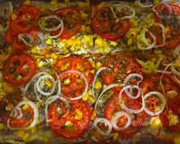 Pizza de liquidificador rápida