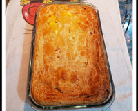 Torta de palmito com azeitonas