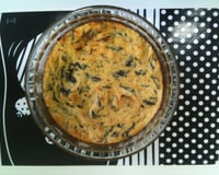 Souflé de espinafre com frango