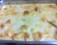 Camarões com catupiry à moda da Cris