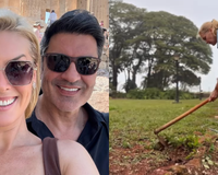 Nem rosas, nem orquídeas: Ana Hickmann mostra as 3 plantas que escolheu para a o jardim da fazenda com Edu Guedes
