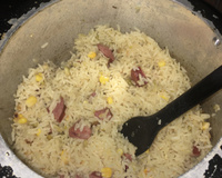 Arroz de panela de pressão da Josi