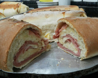 Pão de liquidificador recheado