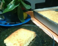 Bolo de mandioca de liquidificador