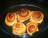 Pão de caracol caseiro