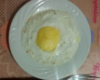 Ovo frito no Microondas