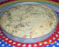 Torta salgada de atum e queijo