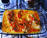 Filé de peixe com leite de coco fácil