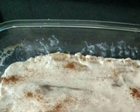 Banana assada com canela