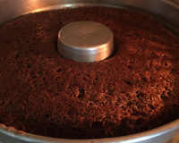 Bolo de chocolate de microondas