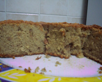 Bolo de banana com farinha de rosca