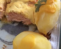 Salmão com molho de maracujá