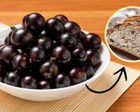 Se você tem casca de jabuticaba em casa, você tem um tesouro: farinha com a casca da fruta é o ingrediente principal de um delicioso pão para controlar a glicemia