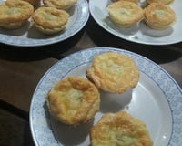 Empada cremosa de queijo