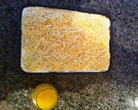 Bolo salgado gelado de pão de forma