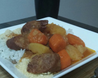 Lingüiça calabresa na panela de pressão