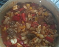 Feijão branco especial com músculo