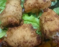 Rolês de frango recheado