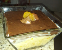 Sobremesa cremosa de damasco