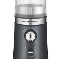 Moedor de Café Elétrico Hamilton Beach Ajustável em Inox 150W