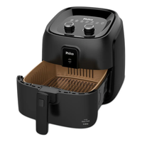 Fritadeira De Ar Paf90b 9l 2000w Cesto Quadrado Preto Philco