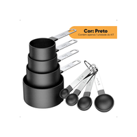 Jogo Kit 8 Peças Medidor Culinário