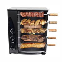 Churrasqueira Assadora a Gás GLP Rotativo Arke 5 Espetos Agr-05