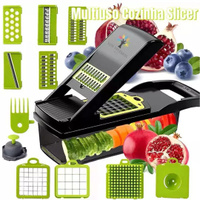 Fatiador Ralador 16 em 1 Profissional de Cozinha